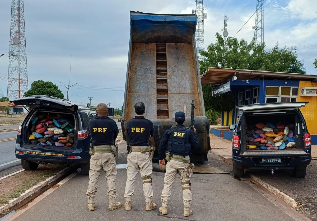PRF apreende 350 kg de skunk em fiscalização na BR-316 em Picos