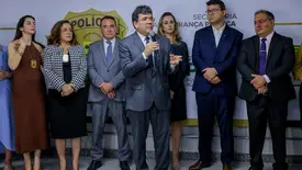 Rafael Fonteles anuncia que concurso da PM com mil vagas será autorizado ainda neste mês (Foto: Gabriel Paulino)