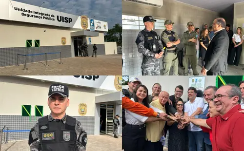 Rafael Fonteles inaugura Unidade Integrada de Segurança Pública em Nazária