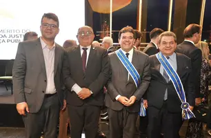 Rafael Fonteles recebe honraria do Ministério da Justiça e Segurança Pública (Foto: Reprodução)