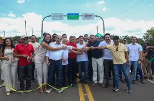 Rafael Fonteles reforça entrega de rodovias como marca da gestão (Foto: Gabriel Torres)