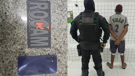ROCAM prende homem por receptação durante motopatrulhamento em Parnaíba (Foto: Reprodução)