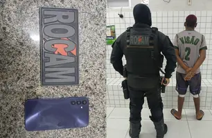 ROCAM prende homem por receptação durante motopatrulhamento em Parnaíba (Foto: Reprodução)