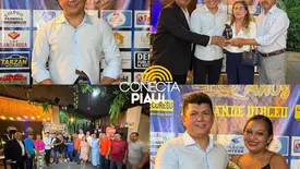 Rubens Vieira é homenageado nos 48 anos do Troféu Destaques no Grande Dirceu (Foto: Reprodução)