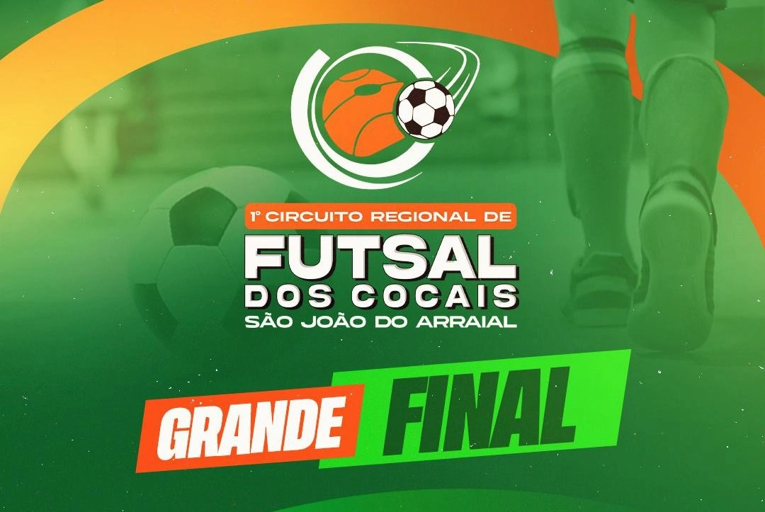 São João do Arraial realiza final do 1º Circuito Regional de Futsal dos Cocais