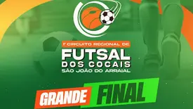 São João do Arraial realiza final do 1º Circuito Regional de Futsal dos Cocais (Foto: Reprodução)