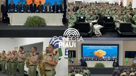 Solenidade marca conclusão do 1º Curso Superior da PM do Piauí (Foto: Portal Conecta Píaui)