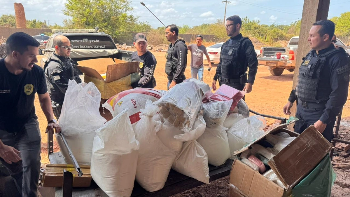 SSP incinera cerca de 1 tonelada de drogas apreendidas em ação no litoral do Piauí