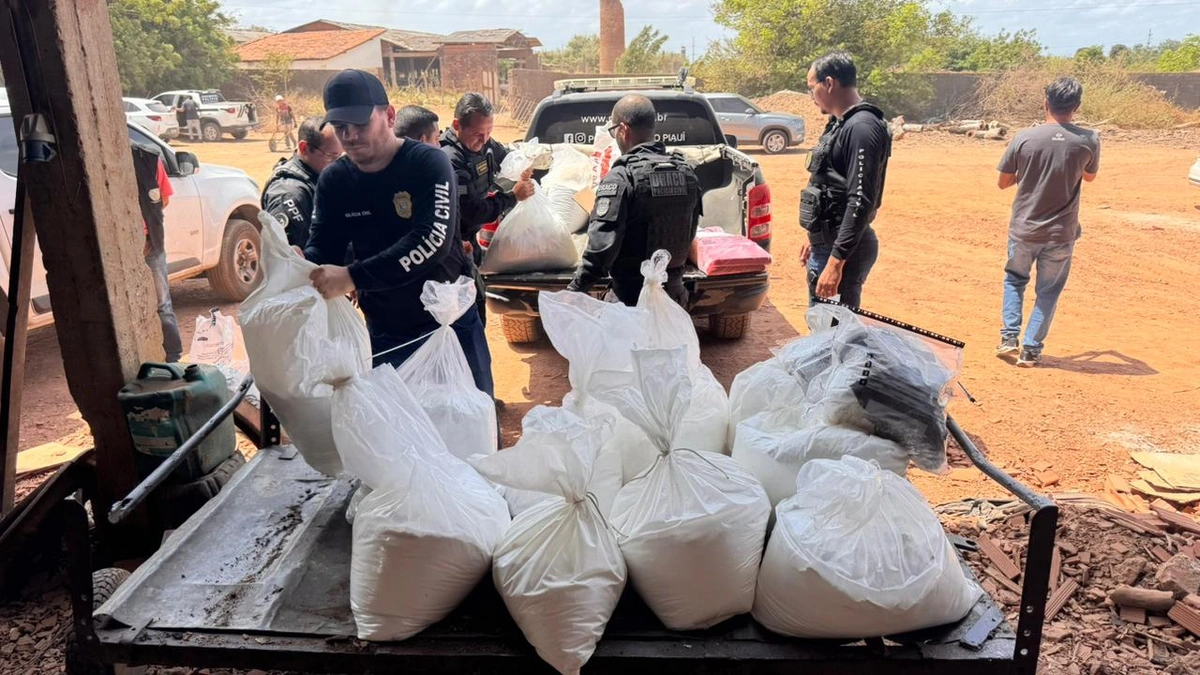 SSP incinera cerca de 1 tonelada de drogas apreendidas em ação no litoral do Piauí