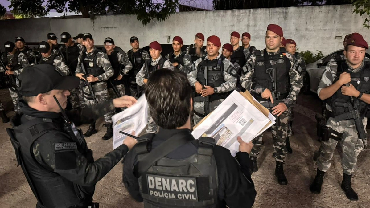 SSP-PI desencadeia megaoperação contra o tráfico em três cidades do Piauí