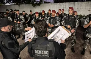 SSP-PI desencadeia megaoperação contra o tráfico em três cidades do Piauí (Foto: Reprodução)