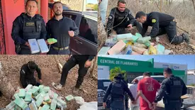 SSP-PI fecha dois centros de drogas no litoral e prende quatro suspeitos (Foto: Reprodução)