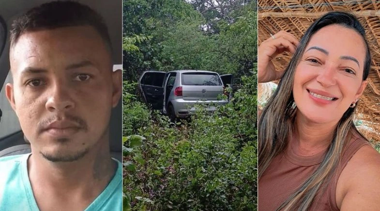 Suspeito de matar mulher e abandonar corpo em carro no Piauí se entrega à polícia