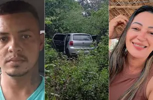 Suspeito de matar mulher e abandonar corpo em carro no Piauí se entrega à polícia (Foto: Reprodução)
