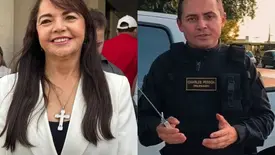 Teresa Britto e delegado Charles Pessoa (Foto: Conecta Piauí)