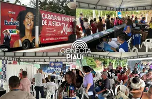 Timon recebe caravana Fome e Sede de Justiça com grande ação social (Foto: Conecta Piauí)