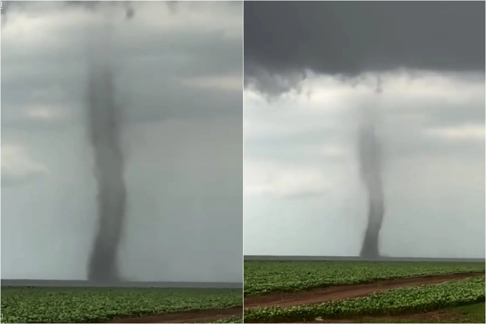 Tornado landspout