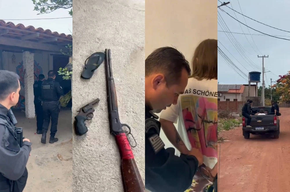 Trio faccionado é preso em ponto do tráfico desarticulado no litoral do Piauí