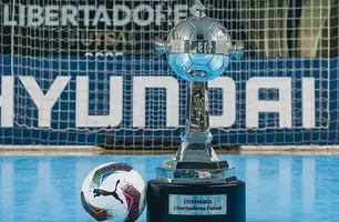Troféu/Taça da Copa Libertadores de Futsal (Foto: Reprodução/Conmebol)