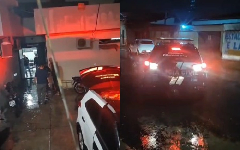 Viatura de Barro Duro chega à Central de Flagrantes com dois suspeitos de roubo