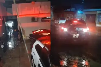 Viatura de Barro Duro chega à Central de Flagrantes com dois suspeitos de roubo