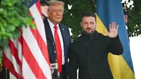 Zelensky e Trump discutem plano de paz em reunião nos EUA (Foto: Reprodução)