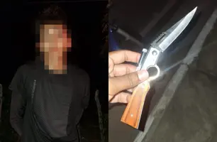 Adolescente é apreendido por tentar matar assediador de sua namorada em Parnaíba (Foto: Divulgação/PMPI)