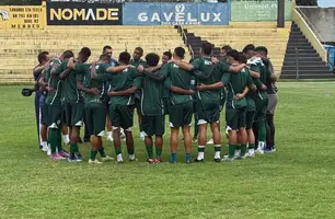 Altos joga contra o Guarany-RS (Foto: Altos)
