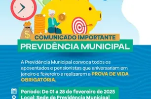 Aposentados e pensionistas devem realizar prova de vida em Demerval Lobão (Foto: Reprodução)