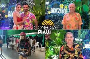 Baile do Hawaii anima foliões no Iate Clube de Teresina (Foto: Conecta Piauí)