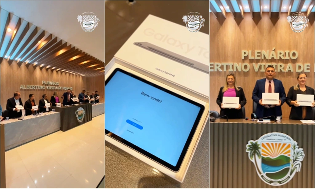 Câmara Municipal de Demerval Lobão moderniza sistema de votação com novos tablets