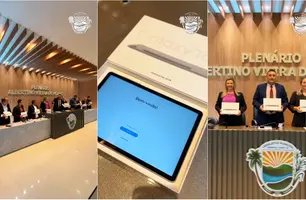 Câmara Municipal de Demerval Lobão moderniza sistema de votação com novos tablets (Foto: Reprodução)