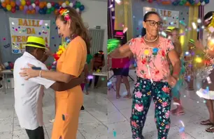Carnaval da Melhor Idade anima idosos no CRAS Curralinhos (Foto: Reprodução)