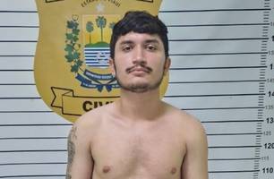 'Cebolinha' suspeito de homicídio no Maranhão é preso em espetaria de Parnaíba (Foto: Divulgação/Polícia Civil)