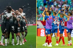Corinthians e Bahia estreiam na segunda fase do torneio (Foto: Reprodução/Redes Sociais e Letícia Martins)