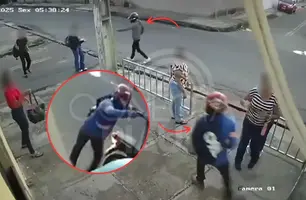 Criminosos fazem arrastão em parada de ônibus na zona Leste de Teresina (Foto: Reprodução)