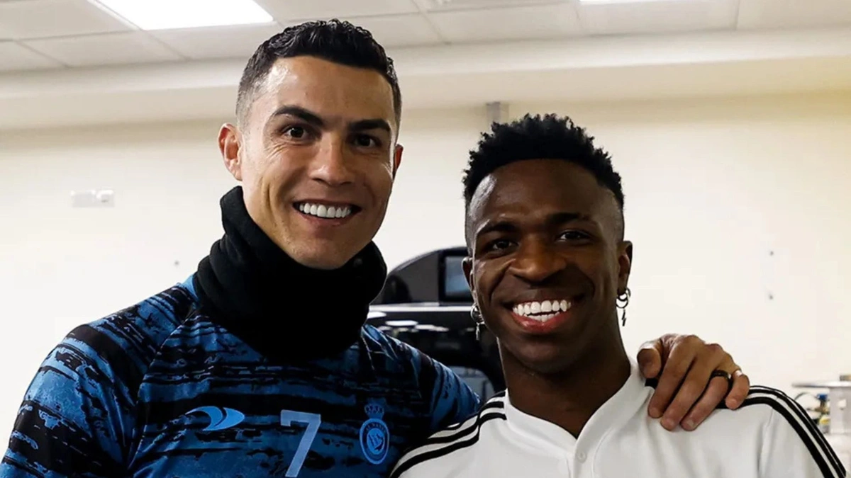 Cristiano Ronaldo e Vinicius Jr
