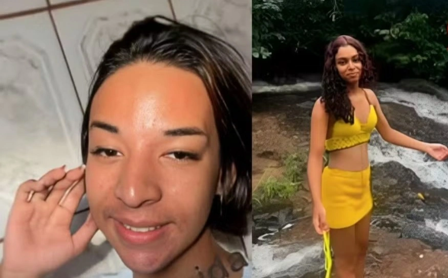 Da direita para a esquerda, Ayla Pereira dos Santos e Anna Clara Ramos Felipe, ambas de 18 anos