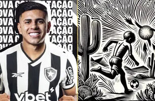 David Ricardo, zagueiro do Botafogo-RJ (Foto: Reprodução/Redes Sociais)