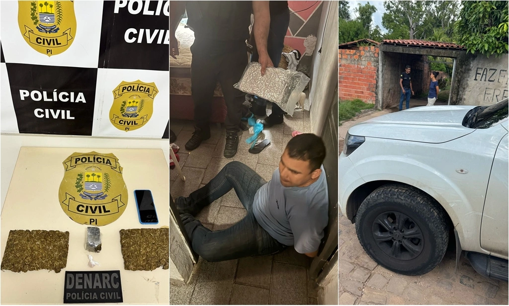Denarc 18: Polícia estoura dois pontos de tráfico e prende suspeitos em Teresina