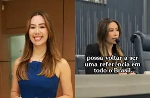 "Destinei recursos para a saúde que não foram utilizados", afirma Fernanda Gomes (Foto: Reprodução)