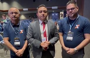 Dr. Fabio, prefeito de São Francisco do Piauí em reunião com representantes da Caixa (Foto: Reprodução/Redes Sociais) Dr. Fabio, prefeito de São Francisco do Piauí em reunião com representantes da Caixa (Foto: Reprodução/Redes Sociais)