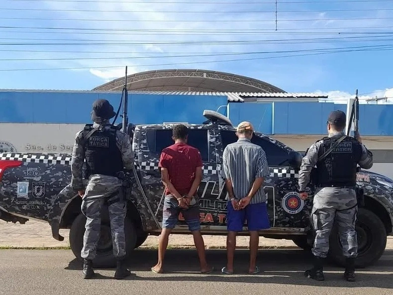 Dupla suspeita de loja de cosméticos e vender produtos roubados são preso em Picos