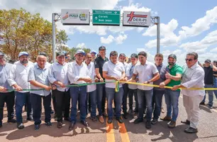 Em dia de campo, Governo do Estado inaugura trecho da rodovia da soja (Foto: Ascom)