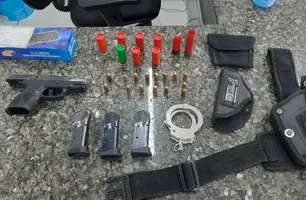 Empresário de posto de combustíveis é preso após ameaçar idoso com arma em Timon (Foto: Divulgação/Polícia Civil)