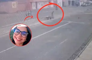 Enfermeira atropelada por carro em alta velocidade em Teresina está em coma (Foto: Reprodução)