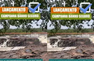 Esperantina lança campanha Banho Seguro para prevenir acidentes em rios e açudes (Foto: Reprodução)