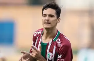 Gabriel Vieira, meia do Fluminense-PI (Foto: Weslley Douglas)