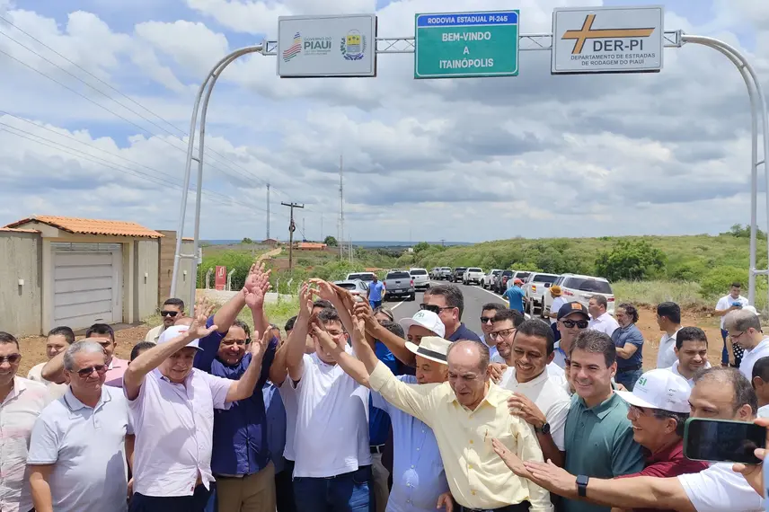 Governador Rafael Fonteles cumpre agenda em Itainópolis e inaugura obras em infraestrutura e saúde