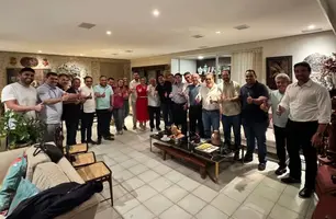 Governador se reuniu com nomes do MDB e PSD (Foto: Reprodução)